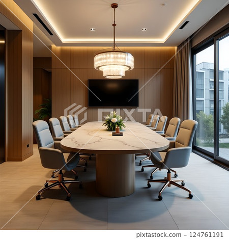 Stylish meeting room/lounge 124761191