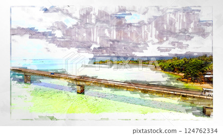 Sketch-style sketch landscape beautiful aerial view drone photography sky mountain midair floating fantastic drone Sketch-style sketch landscape beautiful aerial view drone photography sky mountain midair floating fantastic drone 124762334