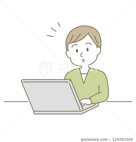 20s to 40s, neat and tidy men's business scene, simple and cute line type (casual clothes, noticeable) 20s to 40s, neat and tidy men's business scene, simple and cute line type (casual clothes, noticeable) 124763304