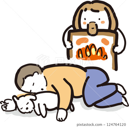 Pray, Praying Child,  Jesus, love, church, hope, god, jesus illustration, church illust,  124764120