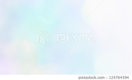 七彩彩虹柔和漸層背景素材童話藍天藍 124764394