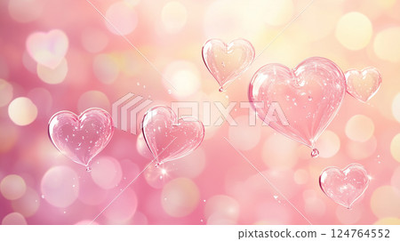 心型氣泡生成 AI 124764552