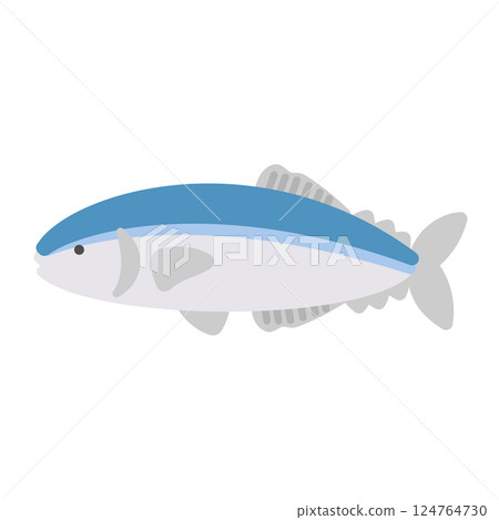 秋刀魚插圖 124764730