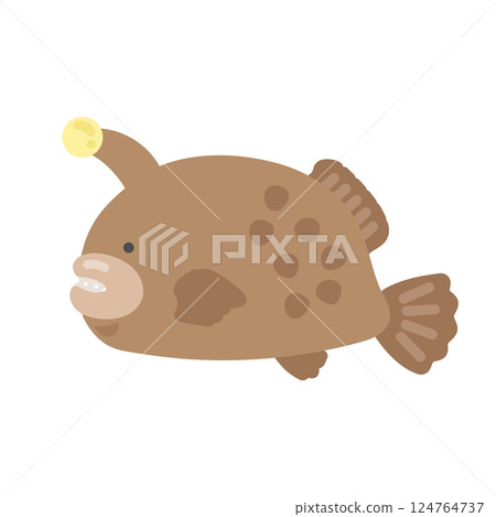 Anglerfish illustration Anglerfish illustration 124764737