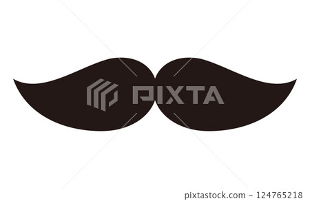 Mustache illustration Mustache illustration 124765218