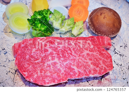 新鮮牛排肉 新鮮牛排肉 124765357
