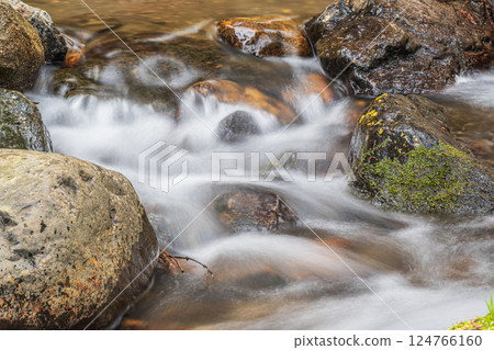 The clear stream of Kurama, Kyoto, Kyoto City 124766160
