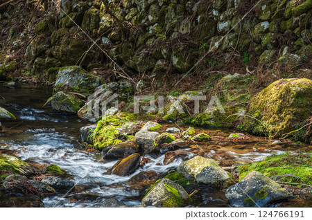 The clear stream of Kurama, Kyoto, Kyoto City The clear stream of Kurama, Kyoto, Kyoto City 124766191