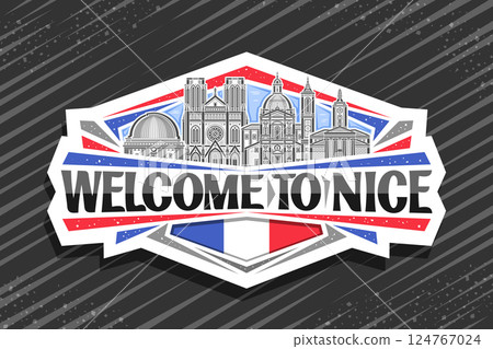 Vector logo for Nice 124767024