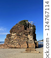 Beautiful blue sky at Inasa Beach (Shimane) 124767114