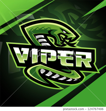 Green viper esport mascot logo design Green viper esport mascot logo design 124767486