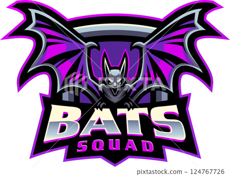 Bats squad mascot 124767726