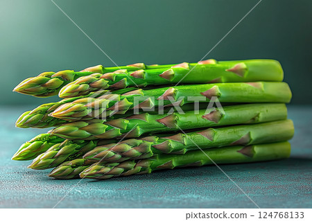 Close-up of a bunch of fresh asparagus 124768133