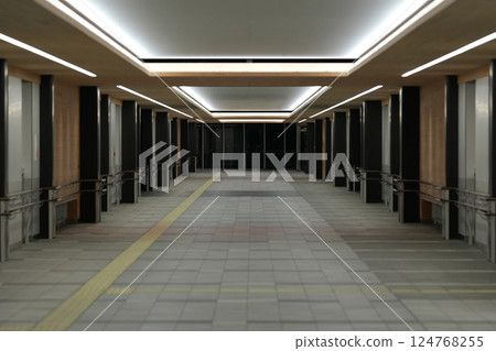 Free passageway inside the station 124768255