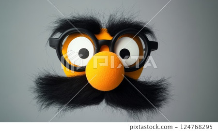 留著鬍子和戴眼鏡的角色 留著鬍子和戴眼鏡的角色 124768295