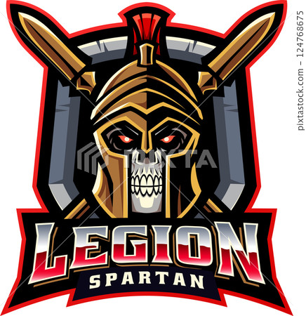 Legion spartan mascot Legion spartan mascot 124768675