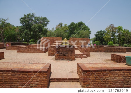 India: Sahet ruins, one of the eight great Buddhist holiest sites India: Sahet ruins, one of the eight great Buddhist holiest sites 124768949