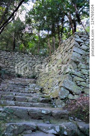 宇和島城跡井田丸附近的石階 宇和島城跡井田丸附近的石階 124769104