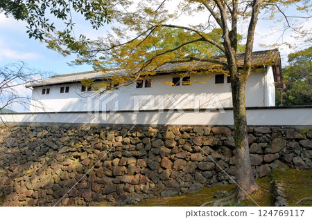 Uwajima Castle: Former Yamazato Warehouse and the Stone Walls of the Site of Tobeimaru Uwajima Castle: Former Yamazato Warehouse and the Stone Walls of the Site of Tobeimaru 124769117