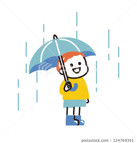 Rainy season and children 124769391