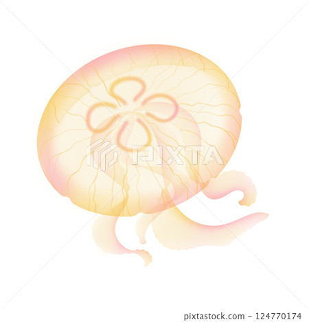 海月水母_黃色 124770174