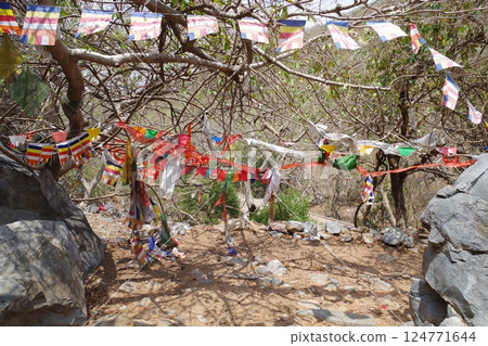 印度：佛教八大聖地之一王舍城 124771644