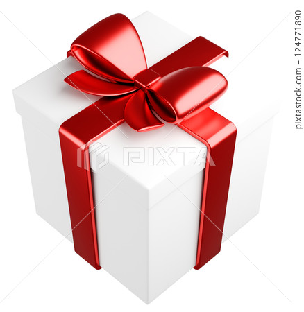 3D 插畫_禮物_紅色 3D 插畫_禮物_紅色 124771890