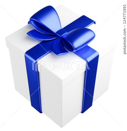 3D 插畫_呈現_藍色 124771891