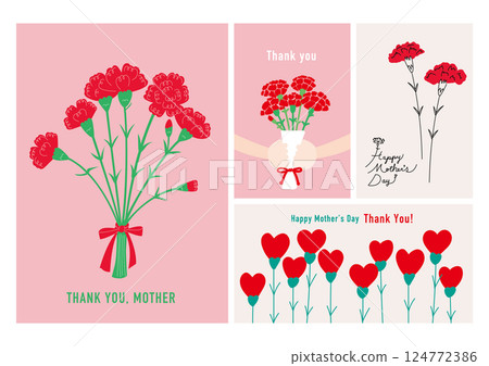 Cute Mother's Day Card Set Cute Mother's Day Card Set 124772386