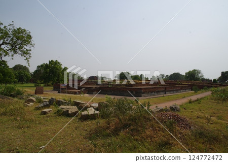 India World Heritage Site: Mahavihara Archaeological Site, Nalanda, Bihar India World Heritage Site: Mahavihara Archaeological Site, Nalanda, Bihar 124772472