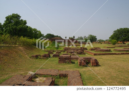 India World Heritage Site: Mahavihara Archaeological Site, Nalanda, Bihar India World Heritage Site: Mahavihara Archaeological Site, Nalanda, Bihar 124772495