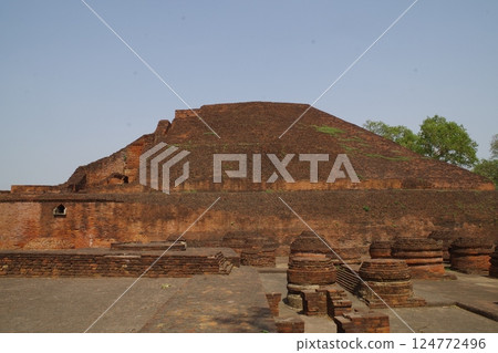 India World Heritage Site: Mahavihara Archaeological Site, Nalanda, Bihar India World Heritage Site: Mahavihara Archaeological Site, Nalanda, Bihar 124772496