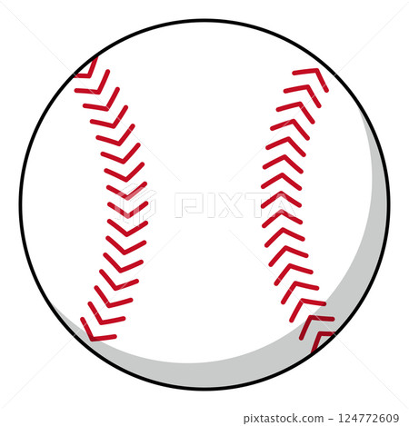 Baseball ball clipart 124772609