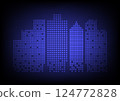 Abstract background with building cityscape 124772828