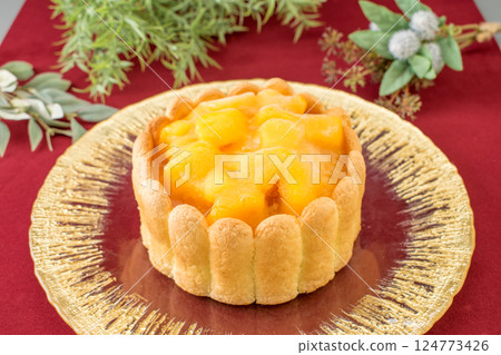 Mango cheesecake Mango cheesecake 124773426