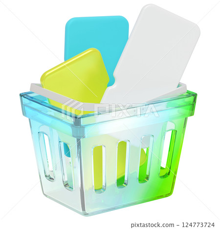 shopping event 3D icon graphic 124773724