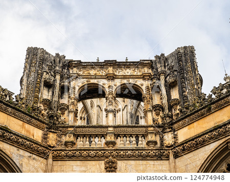 The Capelas Imperfeitas, Unfinished Chapels of Monastery of Batalha at Batalha, Portugal. The Capelas Imperfeitas, Unfinished Chapels of Monastery of Batalha at Batalha, Portugal. 124774948