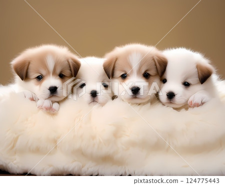 Cute little puppy 124775443