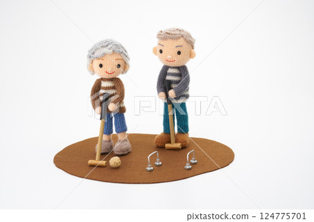 Amigurumi 娃娃：老年生活形象 124775701