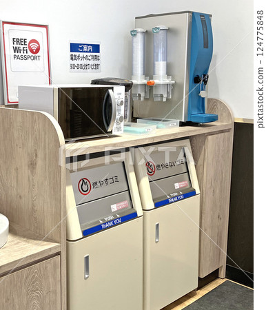 Self-service corner 124775848