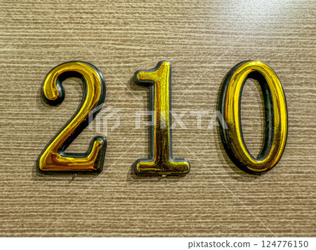 Room Number 210 Room Number 210 124776150