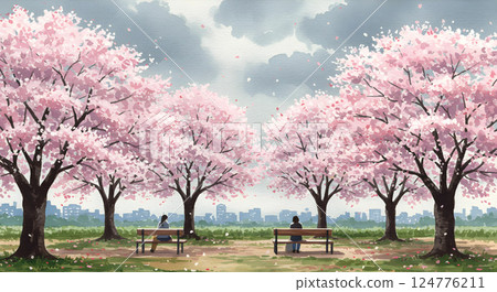Silence of Cherry Blossom Trees - Breath of Spring Silence of Cherry Blossom Trees - Breath of Spring 124776211