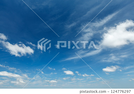Peaceful and serene sky background 124776297