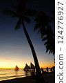 Boracay White Beach sunset 124776927