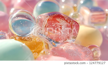 Abstract and cutting-edge images for presentations and materials 124779127