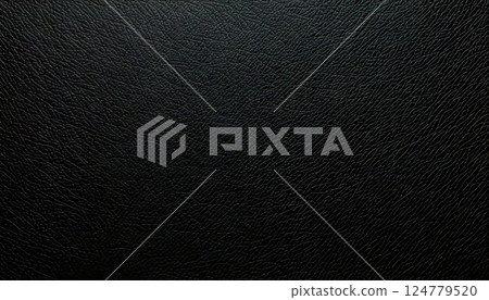 AI Image: Black leather texture 124779520