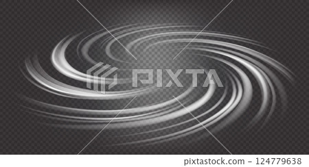Circle spinning air effect 124779638