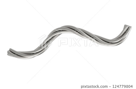 Silver Chain Link Design Silver Chain Link Design 124779804