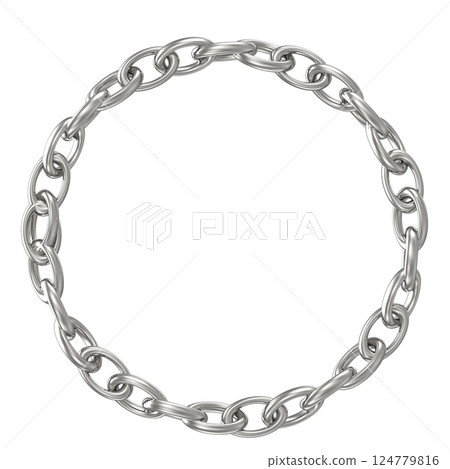 Silver Chain Link Design Silver Chain Link Design 124779816