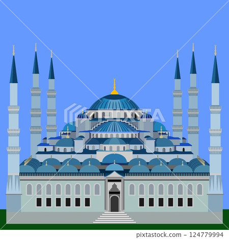 Blue Mosque Turkey Landmark 124779994